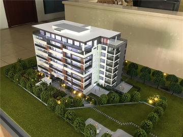 مدل ساختمان مسکونی پلاستیک اکریلیک برای نمایش املاک و مستغلات 1.  2 * 1 م