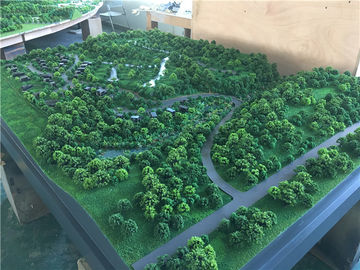 مدل درختان 1.4x1.2m ساخت مواد برای کوهستانی توریستی ، نمایش ماکت کاری